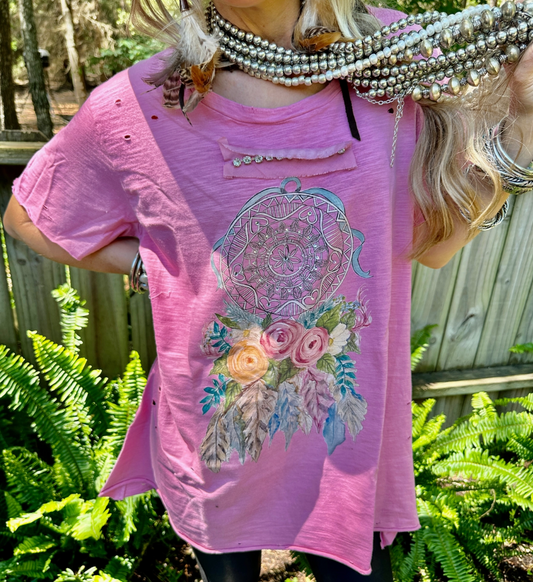 Dream Catcher Funky Shirt, handmade