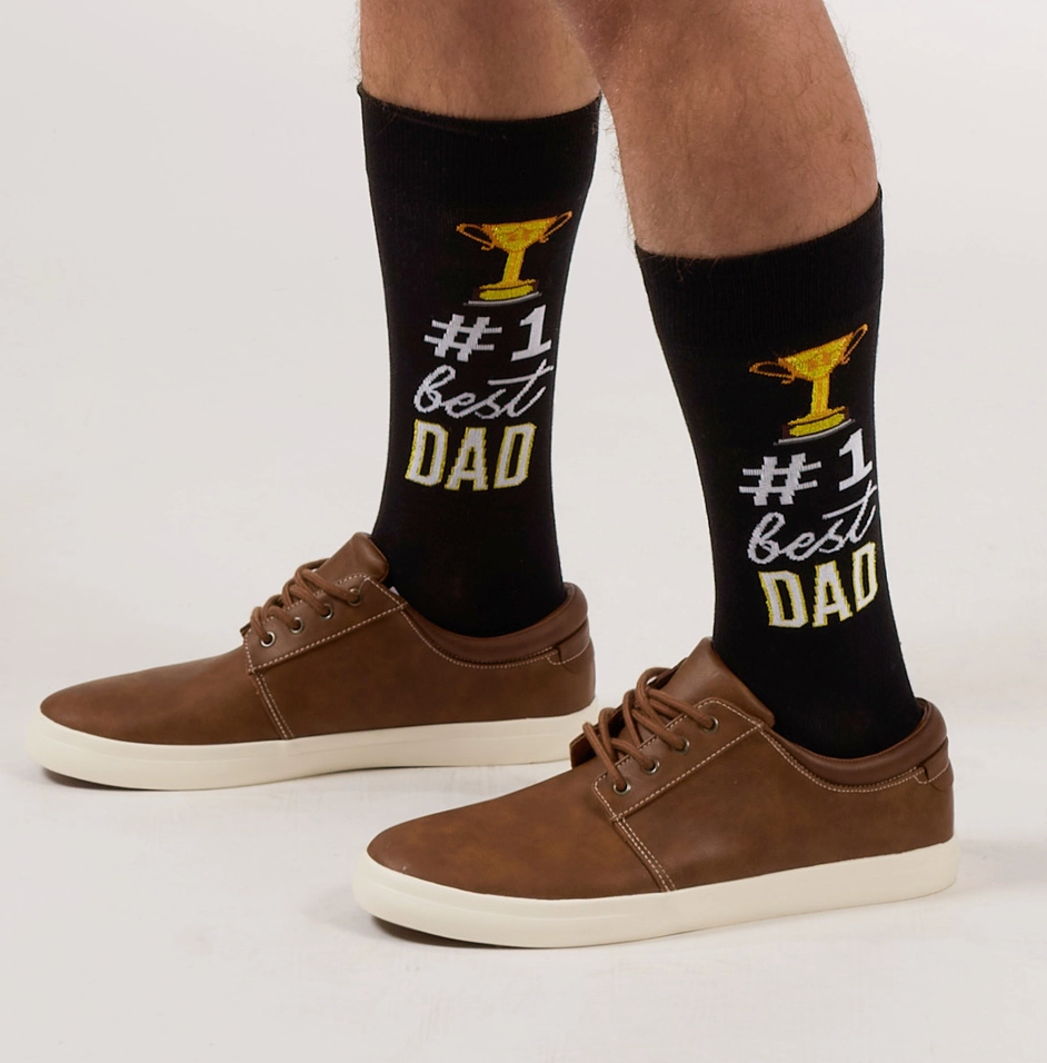 #1 Best Dad socks