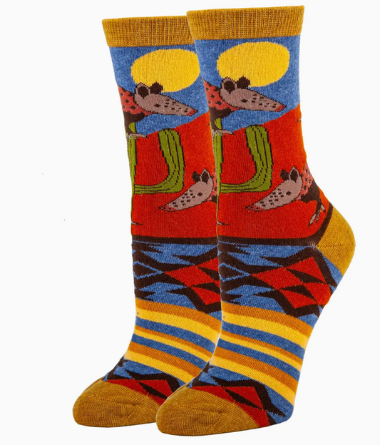 Armadillo Rodeo Women's Novelty Socks