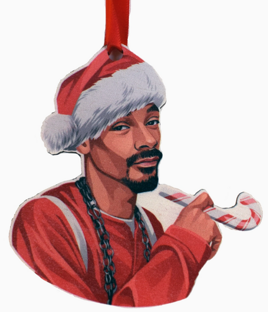 Snoop Dogg Christmas Ornament