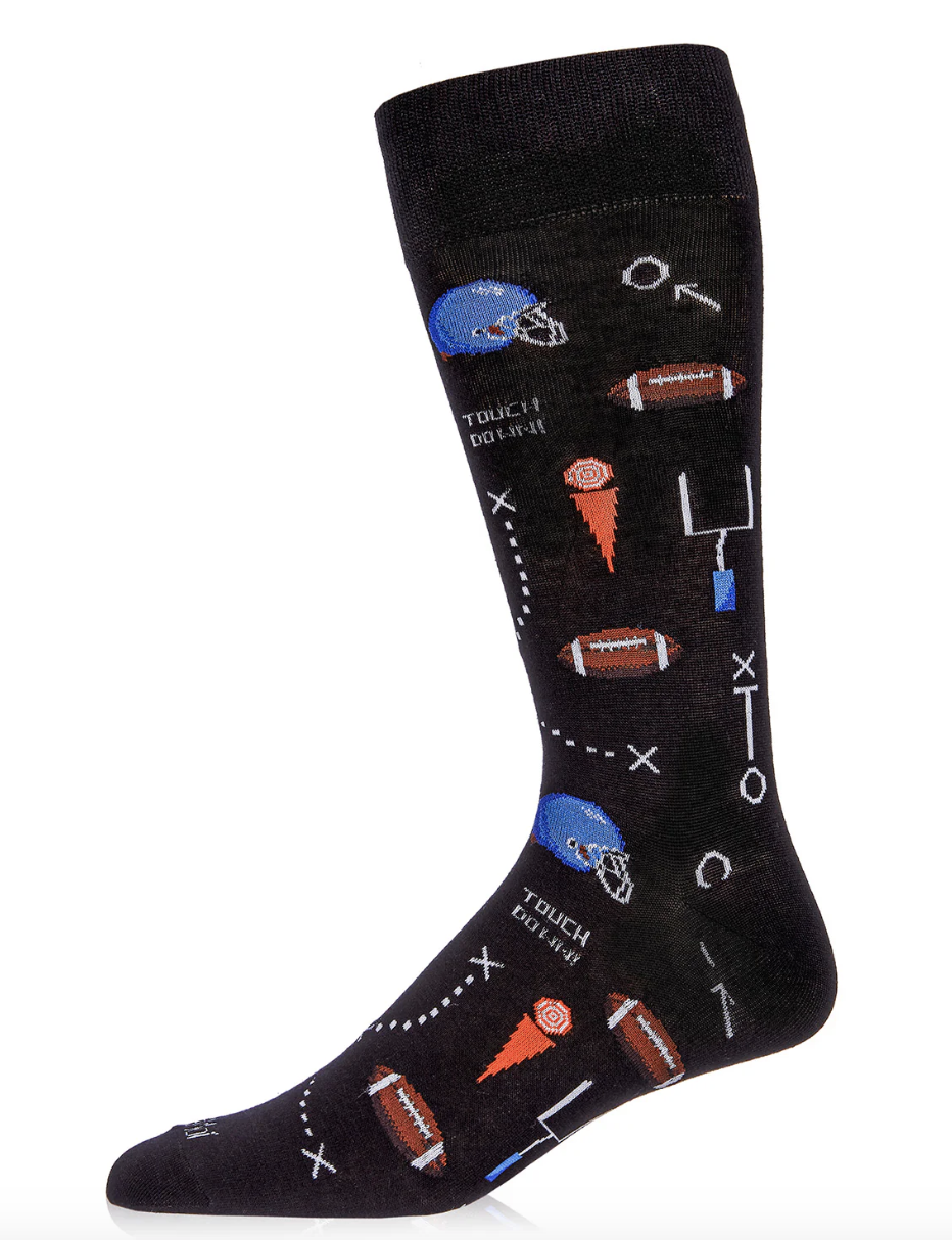 Men's Novelty Football Socks