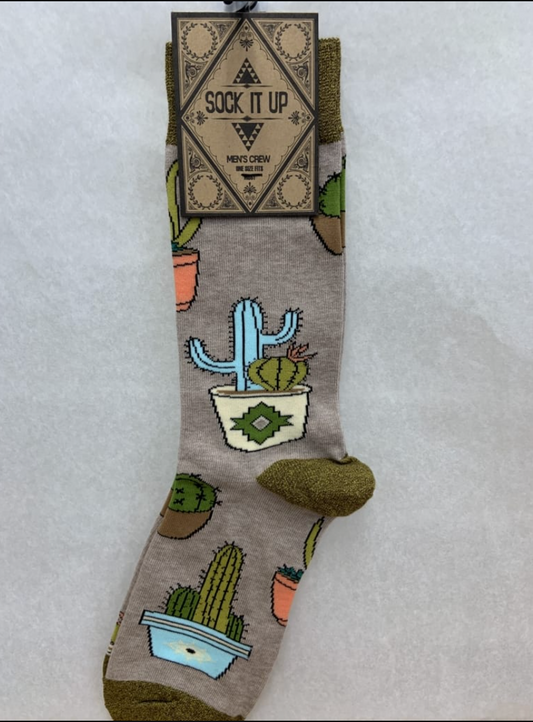 "Catus Hugs" Men's Novelty Socks