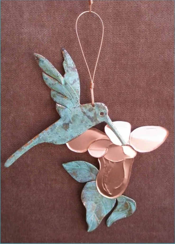 Copper Ornaments - Made in Arizona - (Various Designs)