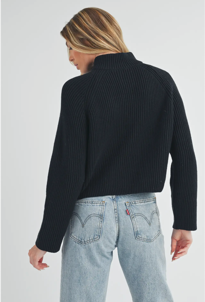 Trendy half-zip sweater (Various Colors)