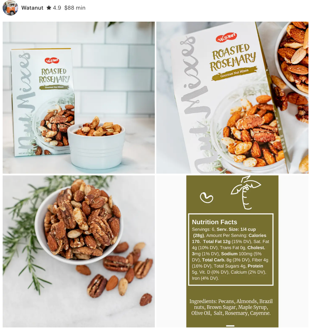 Roasted Rosemary Mixed Nuts