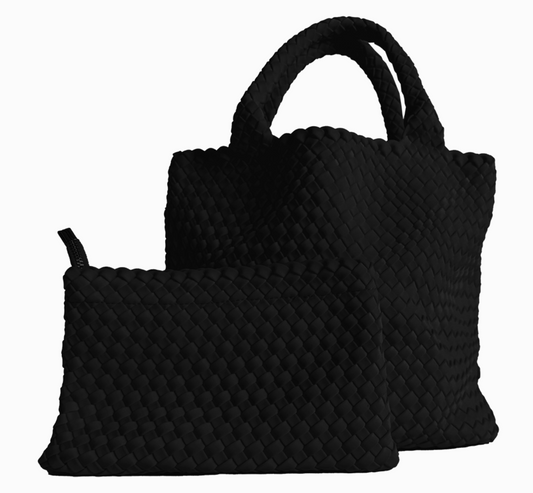 Neoprene Tote Bag with Pouch (Various Colors)